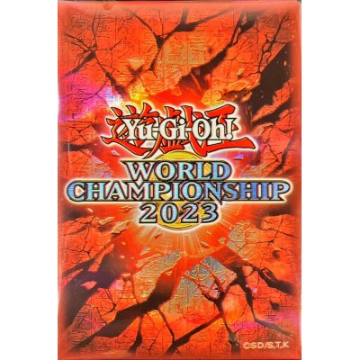 〔状態A-〕スリーブ『WCS2023RED』10枚入り【-】{-}《スリーブ》