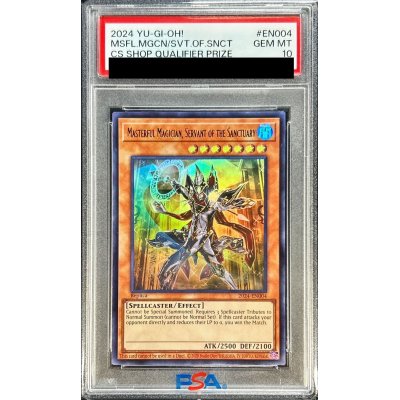 〔PSA10鑑定済〕MasterfulMagicianServantoftheSanctuary【ウルトラ】{2024-EN004}《モンスター》