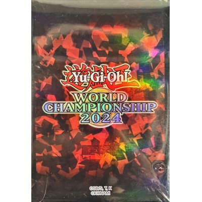 スリーブ『WCS2024赤』100枚入り【-】{-}《スリーブ》