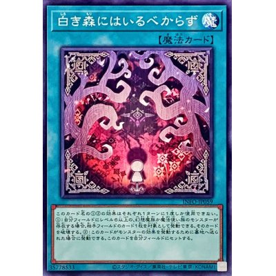 白き森にはいるべからず【ノーマル】{INFO-JP059}《魔法》