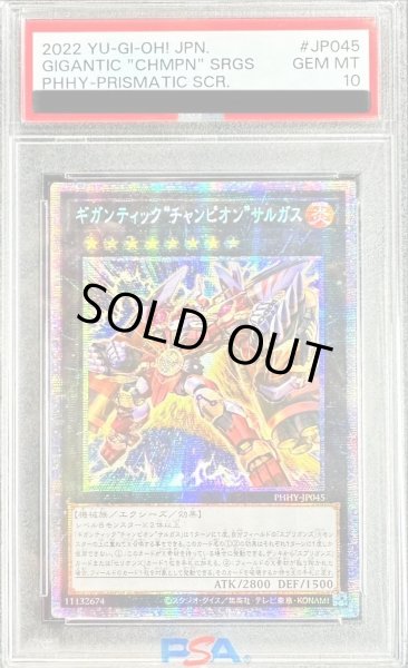 画像1: 〔PSA10鑑定済〕☆アジア☆ギガンティックチャンピオンサルガス【プリズマティックシークレット】{アジアPHHY-JP045}《エクシーズ》 (1)