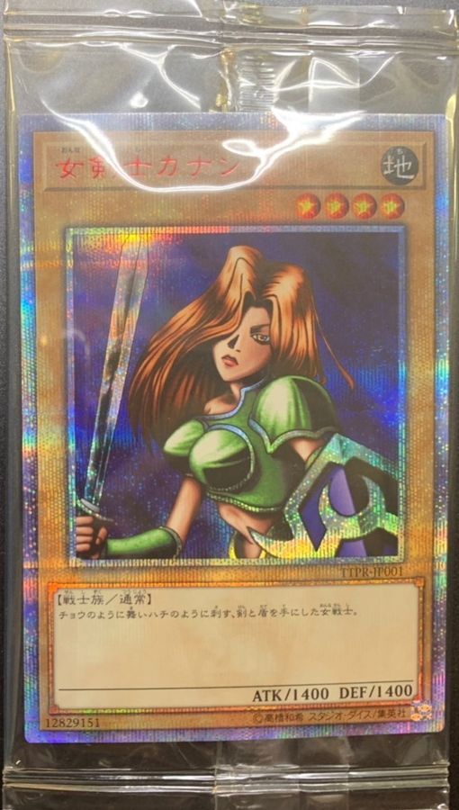 遊戯王 女剣士カナン 未開封 10000種突破記念カード20thシークレット