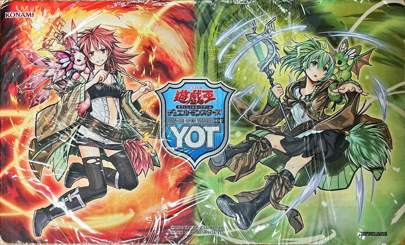 遊戯王 YOT スリーブ プレイマット 灼熱の火霊使いヒータ - ポケモン 